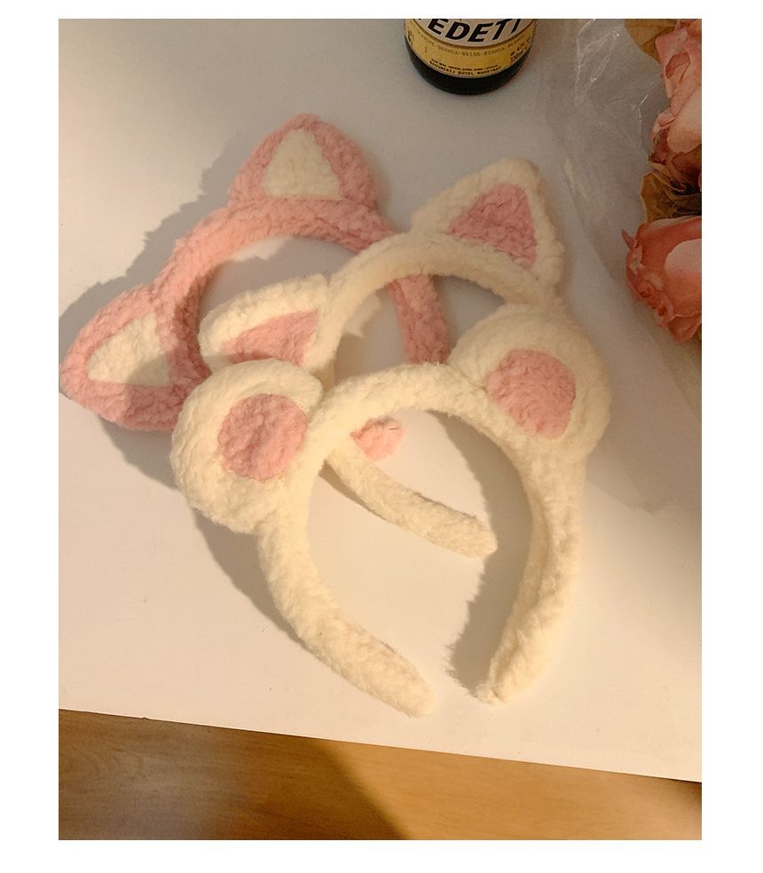 Cat Ear Headband Chenille