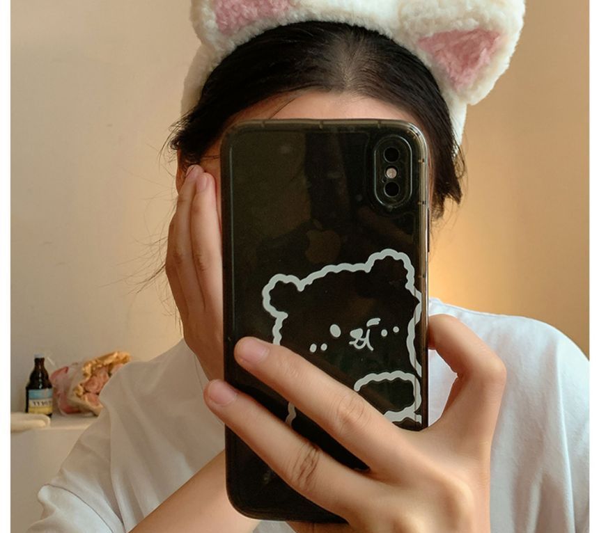 Cat Ear Headband Chenille