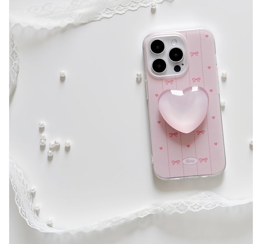 Bow Heart Phone / Case Stand