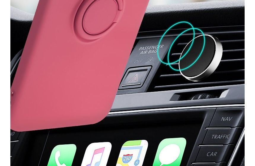 Phone Plain Ring Stand Case