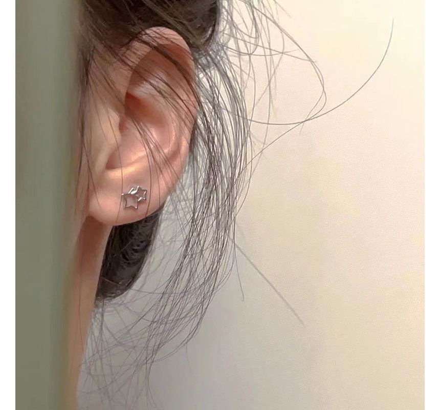 Star Alloy Earring Stud