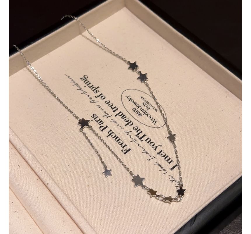 Pendant Necklace Choker Star Alloy Heart / Set