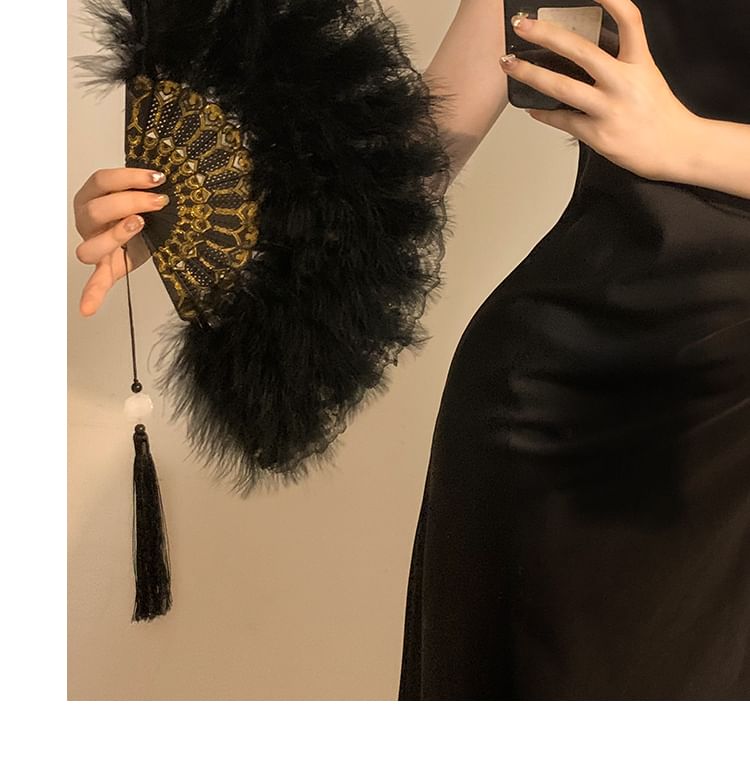 Foldable Fan (Various Lace Hand Designs)