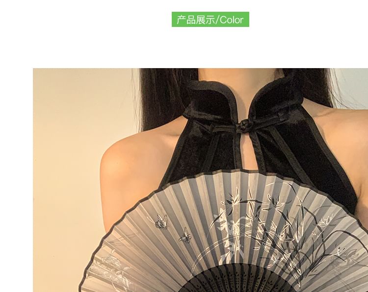 Fabric Designs) Hand Fan Floral Foldable (Various