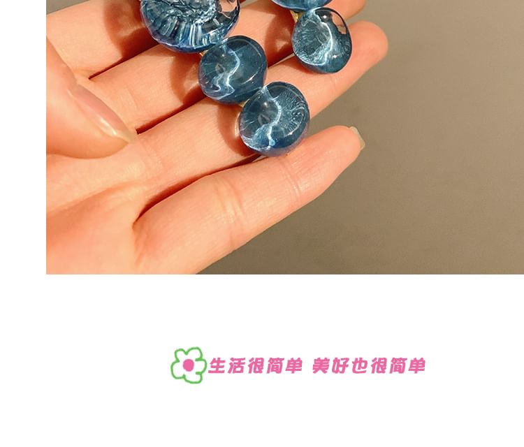 Bead Hair Clip 2: (Various Designs) Set of Acrylic