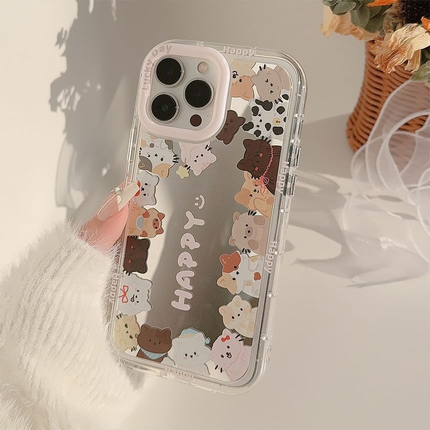 Cat Mirrored Phone Case