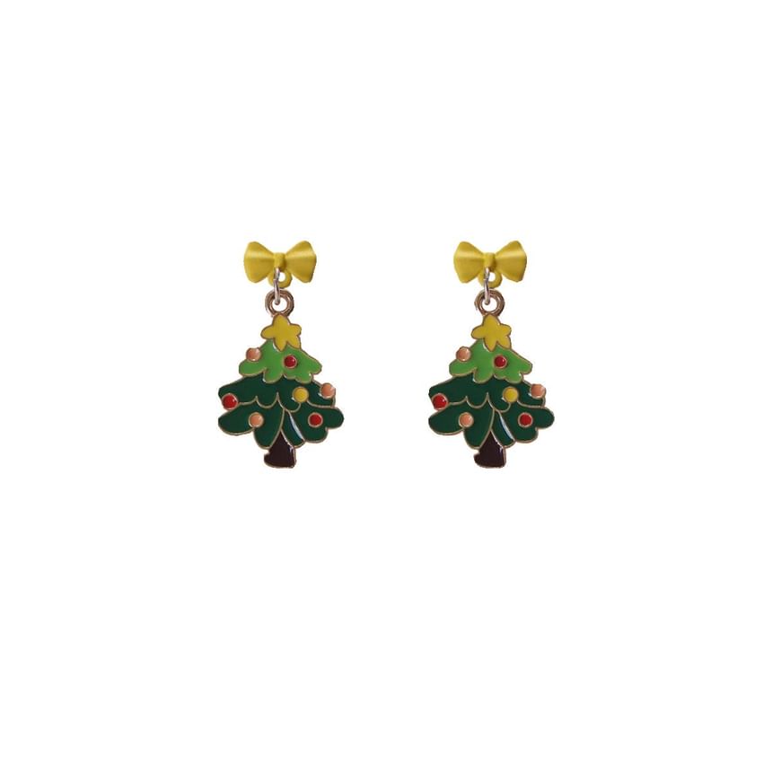 / Christmas On Drop Earring Clip Tree