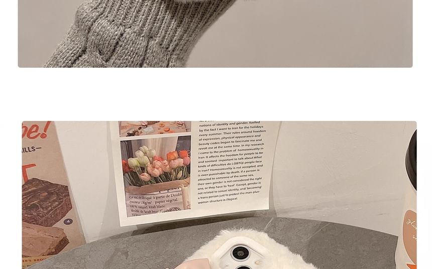 Case Bow Chenille Phone