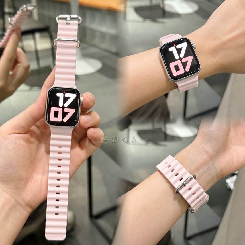 Case Milanese Plastic Apple Strap Watch Nylon Silicone Band / Protective