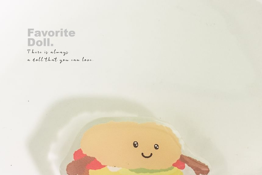 Dog Hamburger Print Magnetic Contact Phone Stand