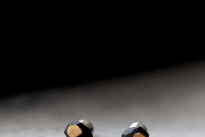 Geometric Earring Ceramic Stud