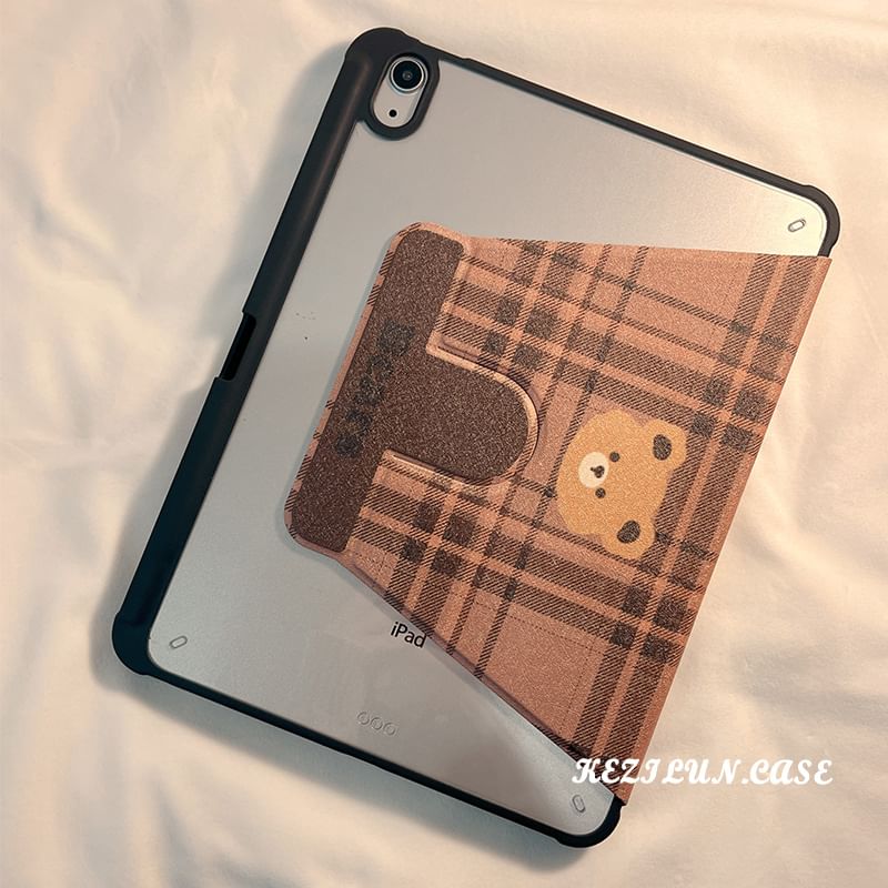 Bear Case Plaid iPad
