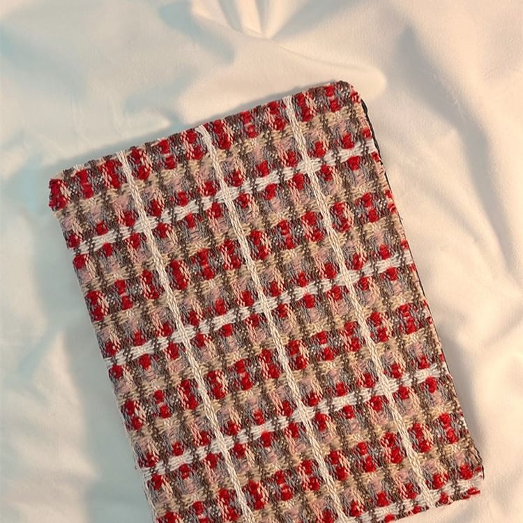 Case iPad Knit Plaid