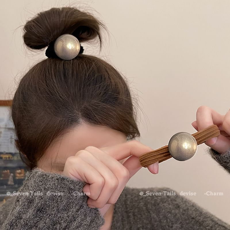 Faux / Pearl Tie Hair Set