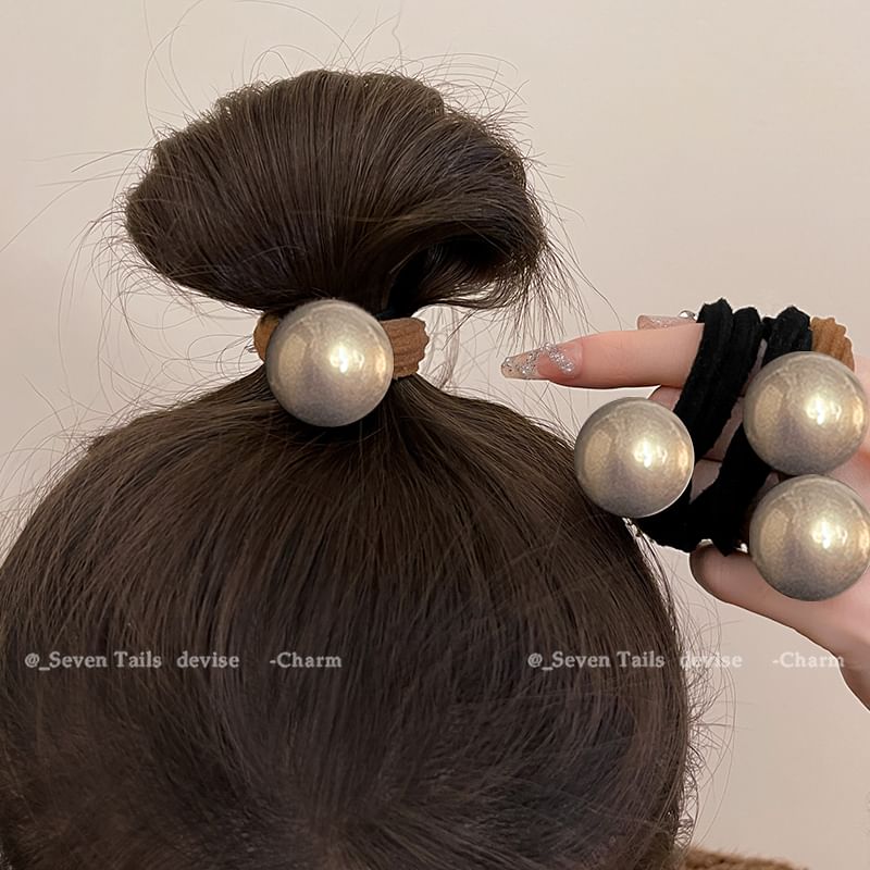 Faux / Pearl Tie Hair Set