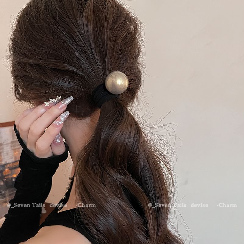 Faux / Pearl Tie Hair Set