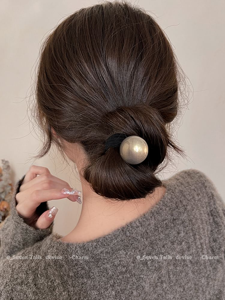 Faux / Pearl Tie Hair Set