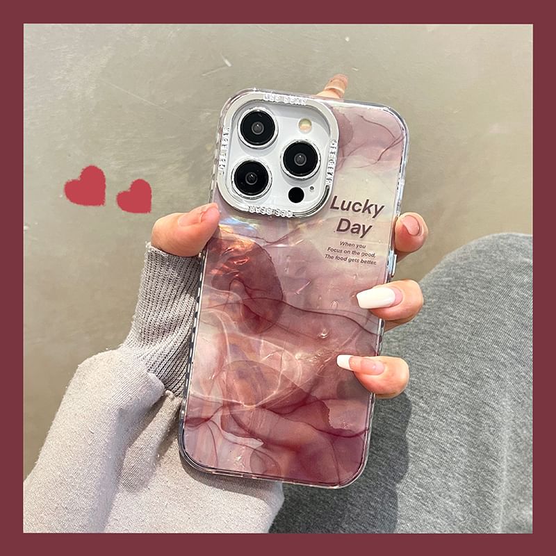 Floral Marble Case Phone Print