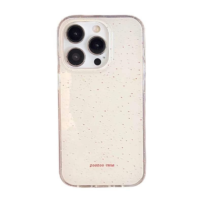 Case Splattered Bell Phone Pom