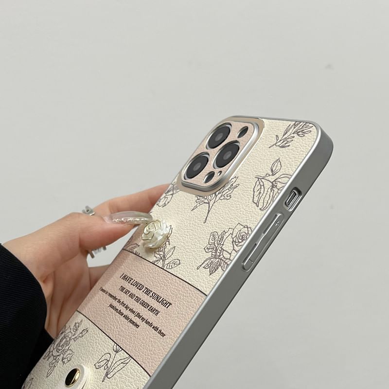 Case Pom Rose Phone Bell