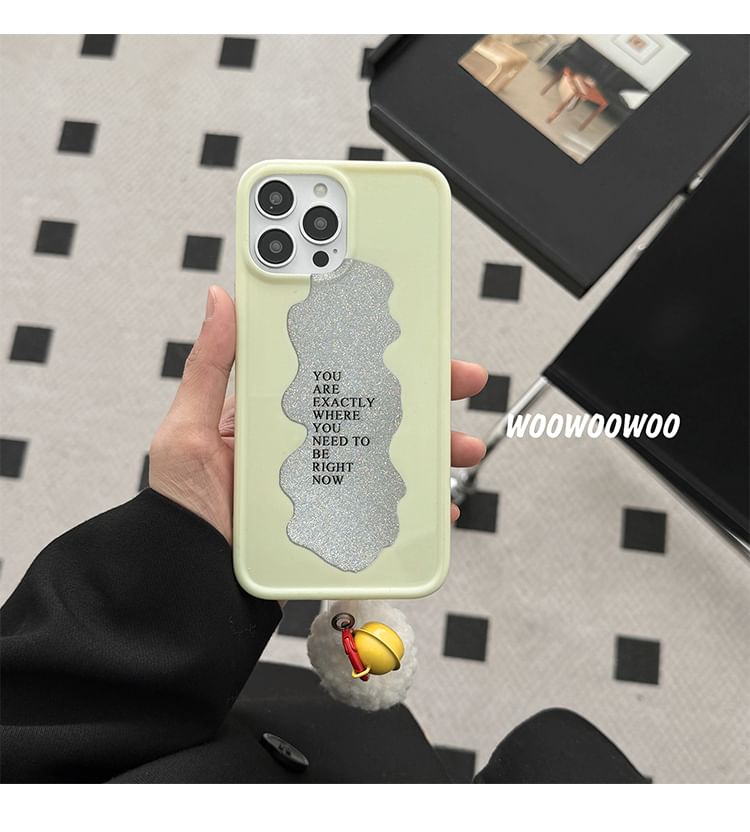 Case Lettering Pom Bell Phone