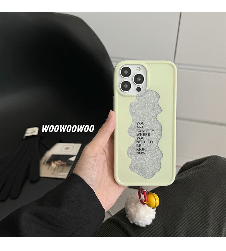 Case Lettering Pom Bell Phone