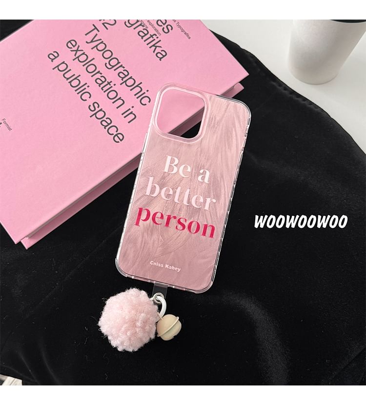 Bell Case Pom Lettering Phone