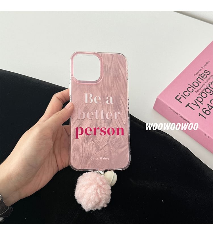 Bell Case Pom Lettering Phone