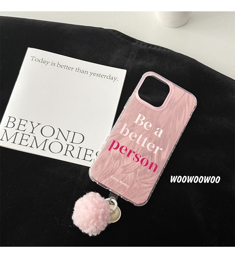 Bell Case Pom Lettering Phone