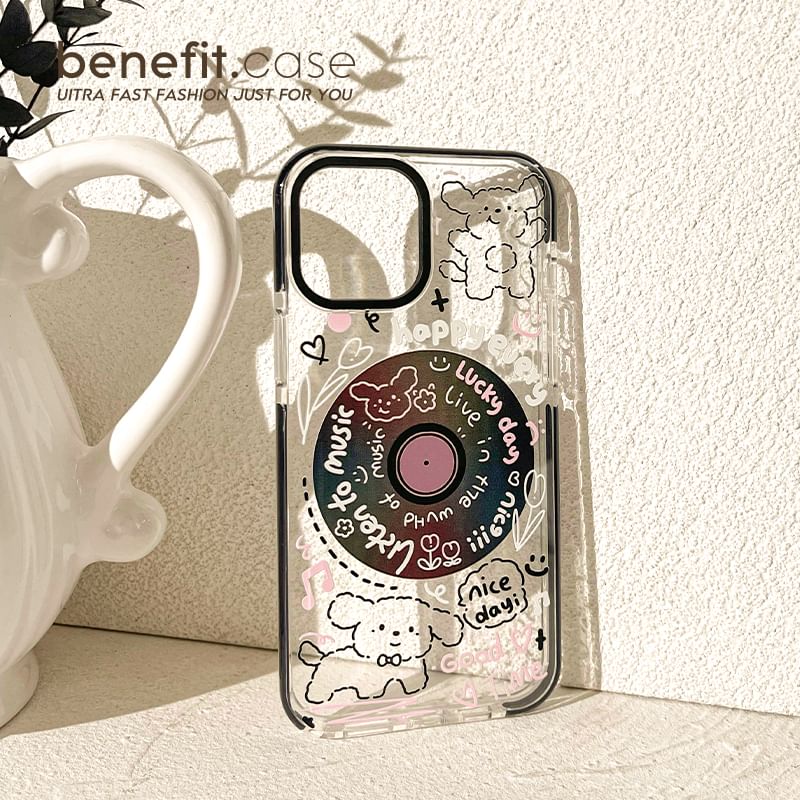 Phone Record Vinyl Case Animal