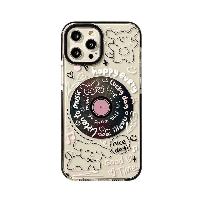 Phone Record Vinyl Case Animal
