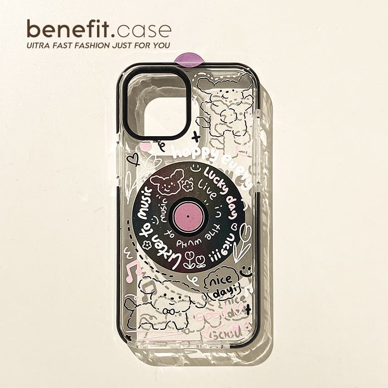 Phone Record Vinyl Case Animal