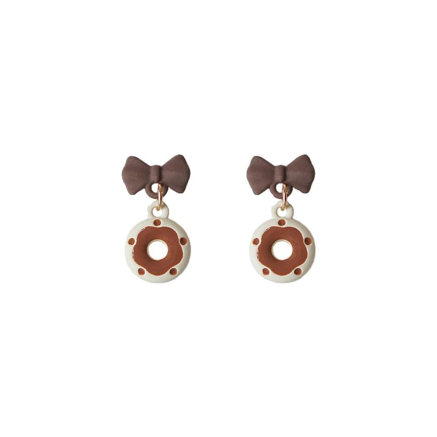 Alloy / Cheese Drop Earring Donut