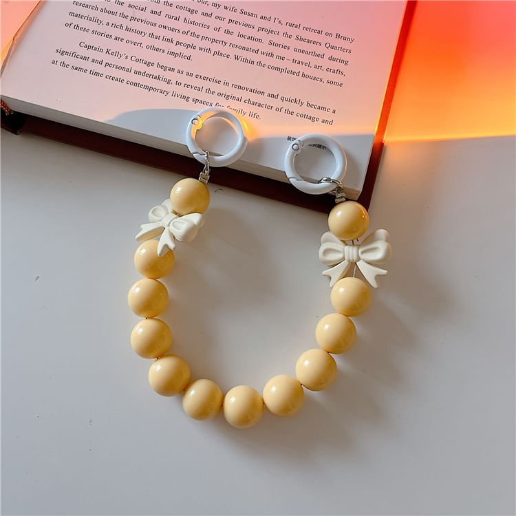 Bow Bead Strap Phone