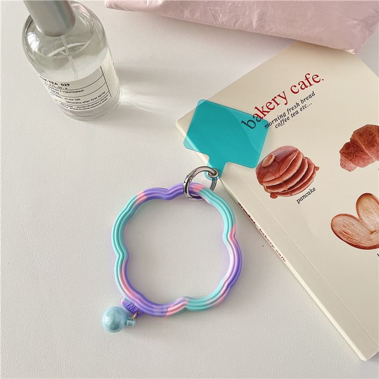 Hoop Phone Wavy Lanyard Pad Strap with