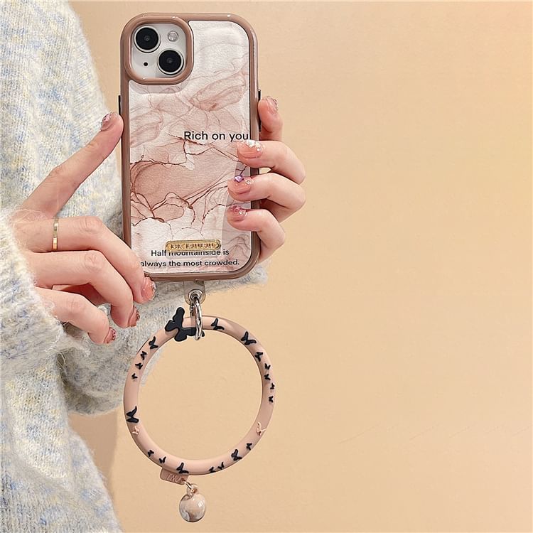 Phone Hoop with Pad Lanyard Strap Animal