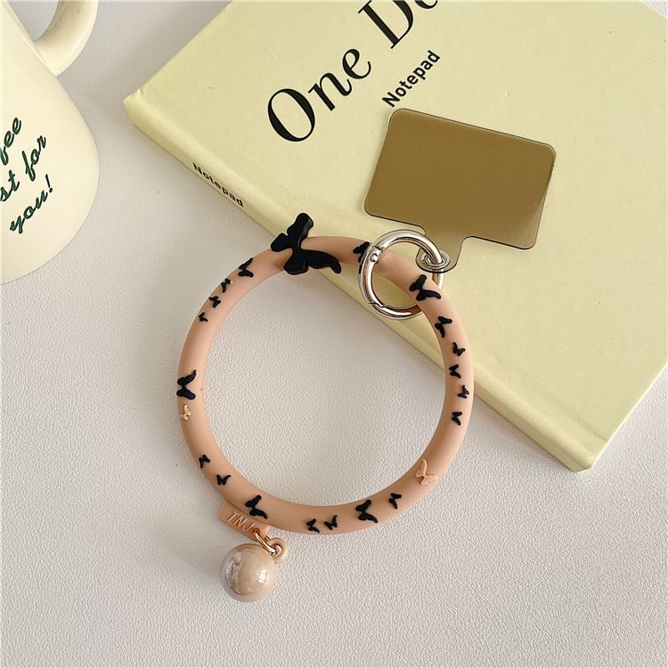 Phone Hoop with Pad Lanyard Strap Animal