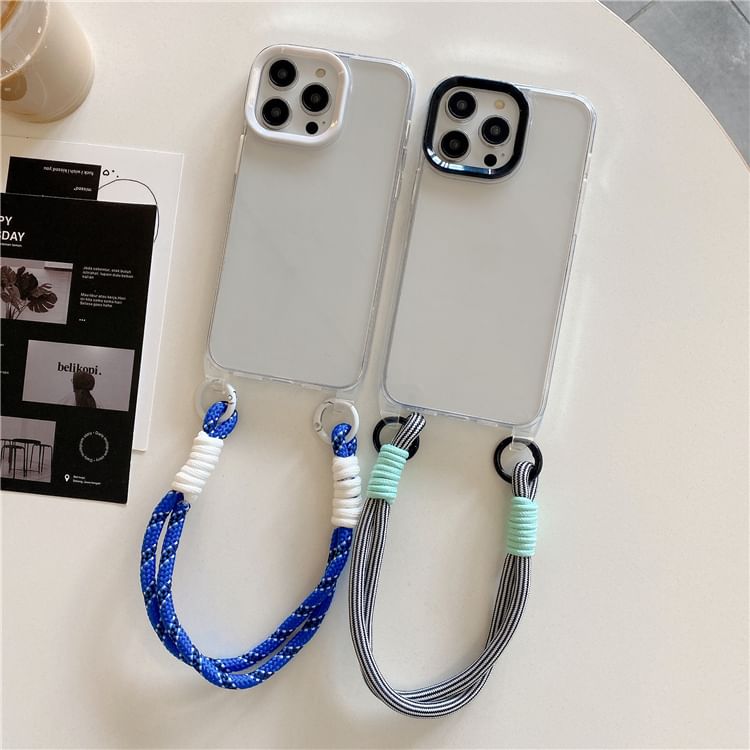 Case Phone Strap Transparent