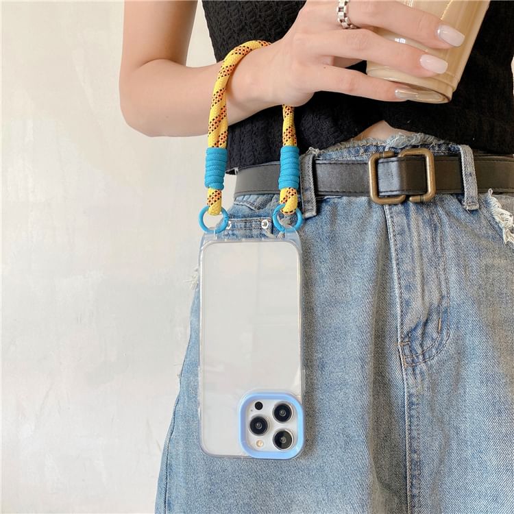 Case Phone Strap Transparent