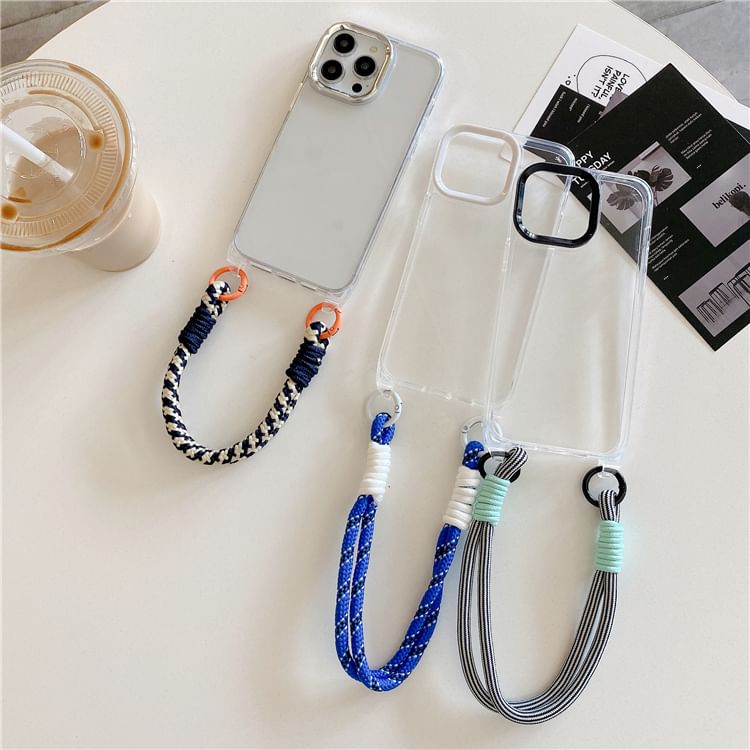 Case Phone Strap Transparent