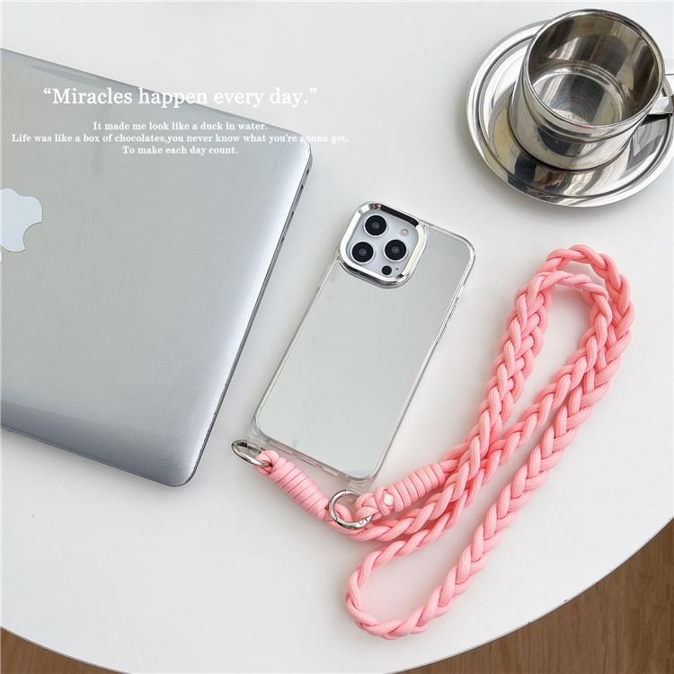 Phone Case Braided Lanyard