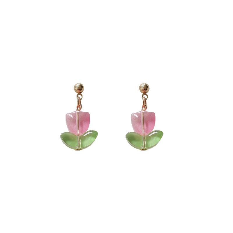 Tulip Alloy Earring Drop