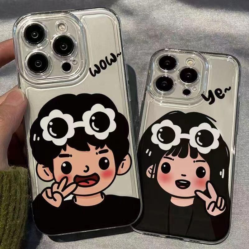 Cartoon Matching Couple Phone Case