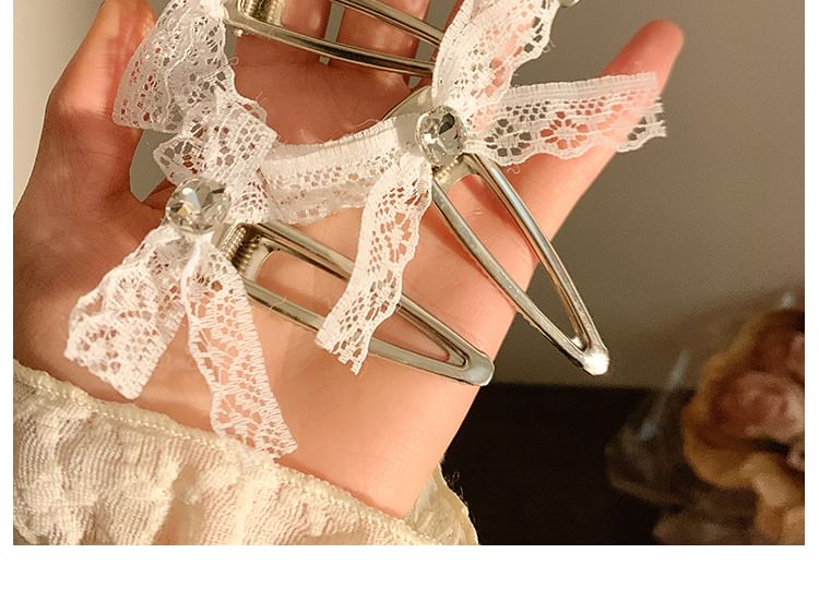Clip Set / Bow Lace Hair