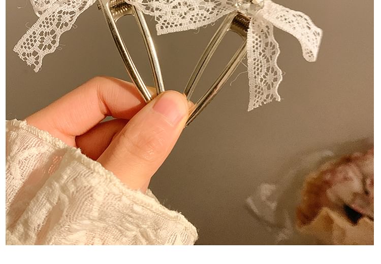Clip Set / Bow Lace Hair