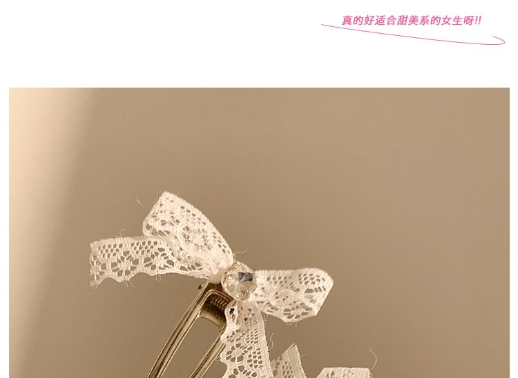 Clip Set / Bow Lace Hair