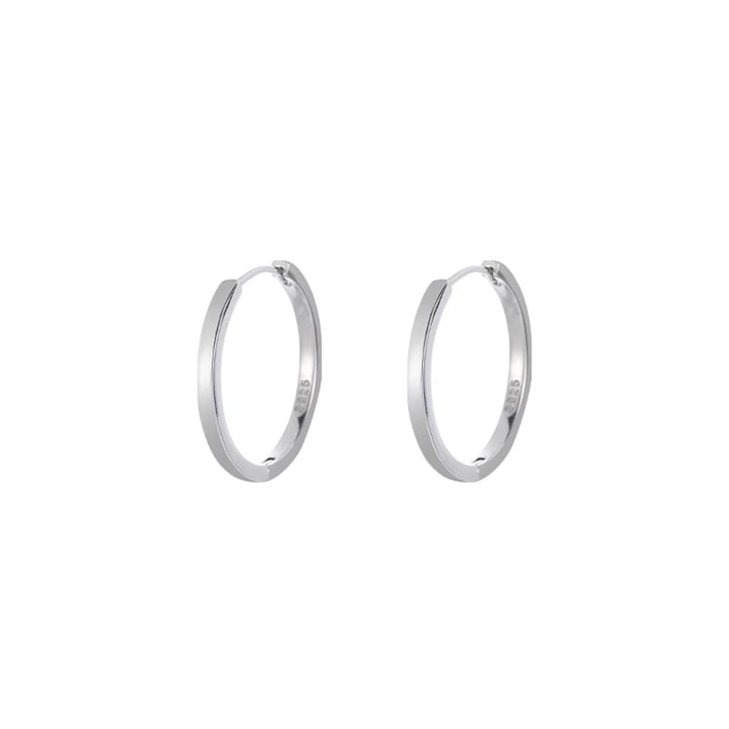 Silver Hoop Earring Sterling