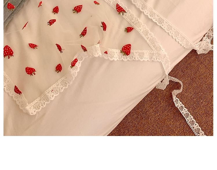 Scarf (Various Head Designs) Trim Lace Triangle
