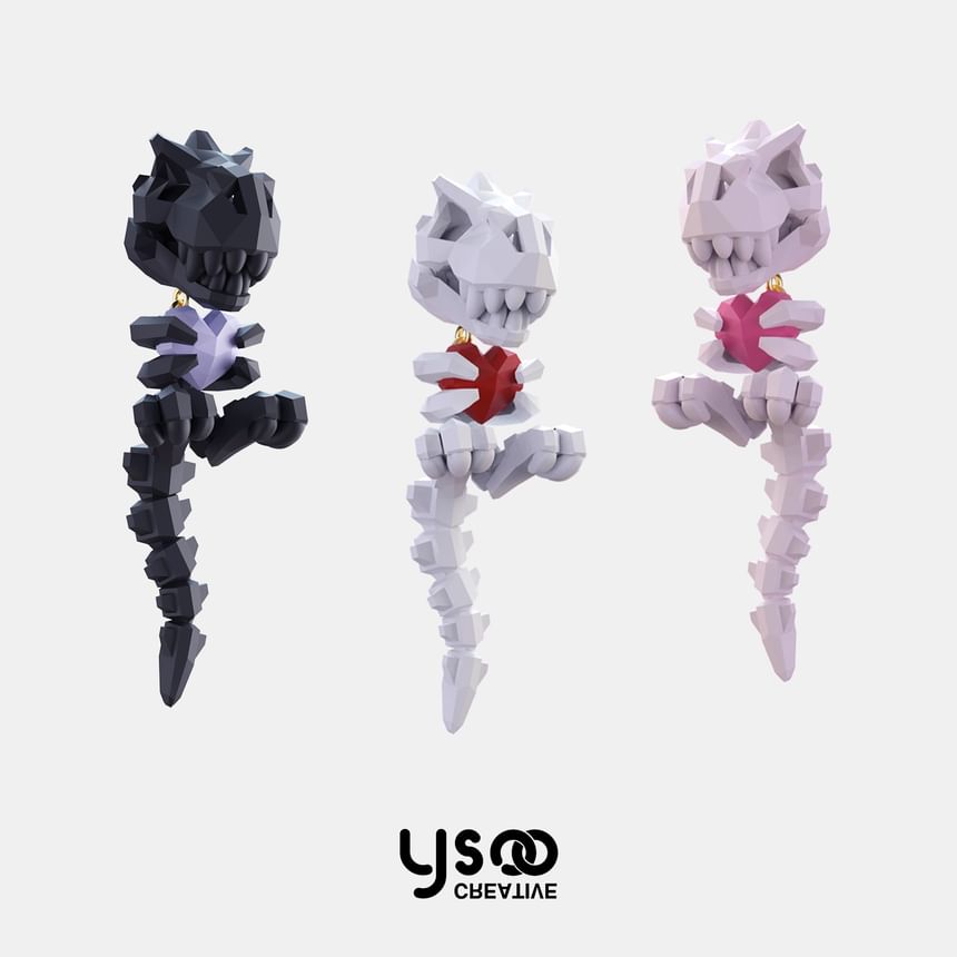 Stud Dinosaur / Clip-On Ear Earring