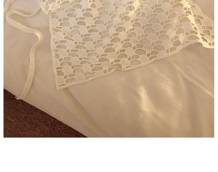 (Various Lace Designs) Scarf Head Triangle